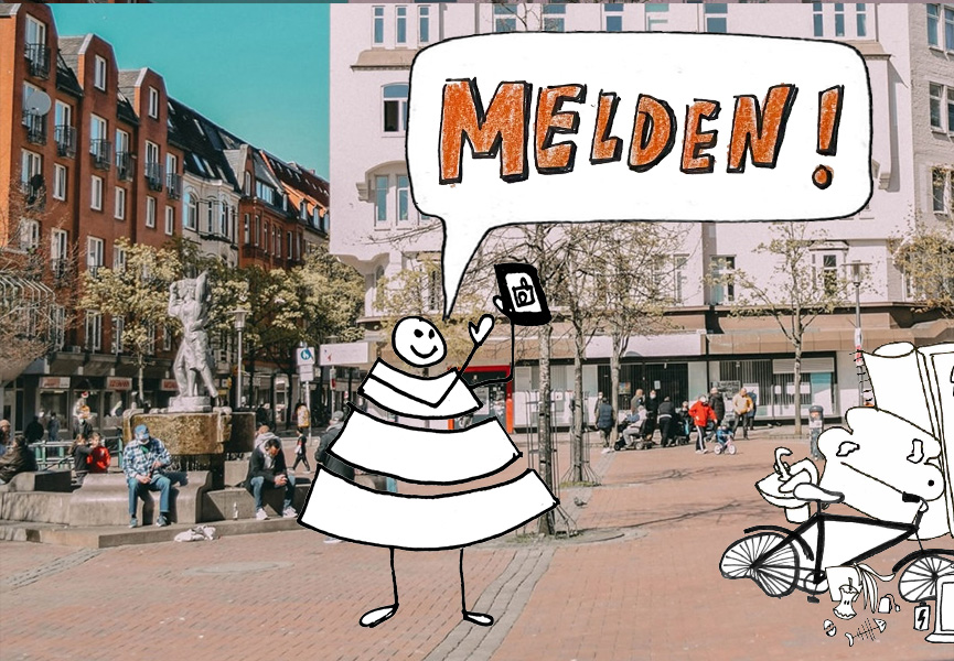 Melden!